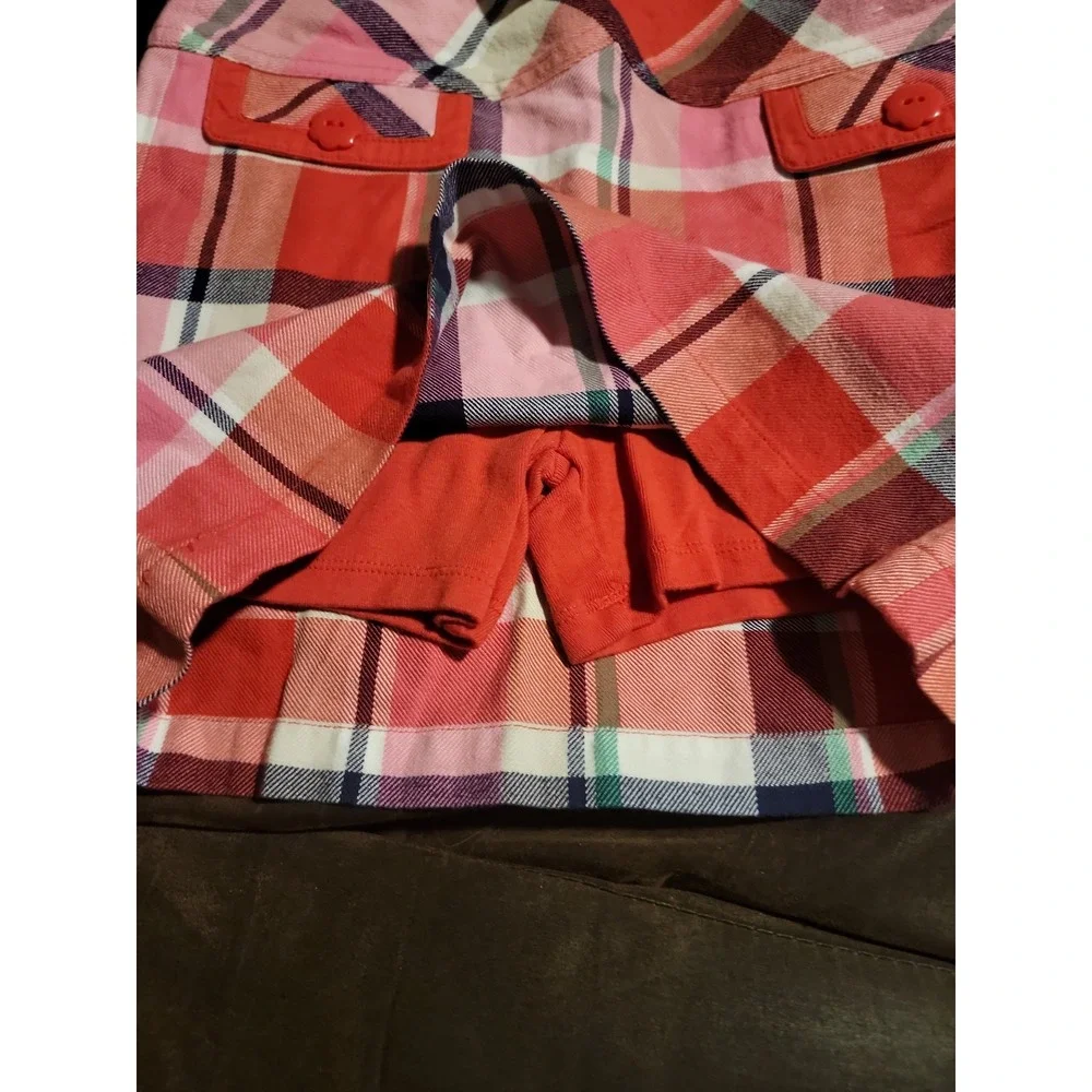 Gymboree smart little lady plaid skort‎ size 7 nwt
